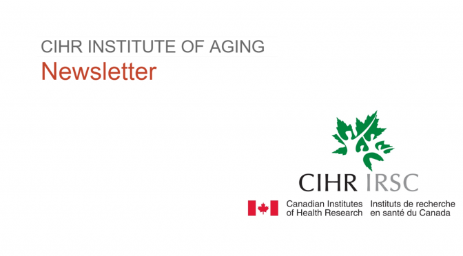 CANWHEEL Receives an Honourable mention from the Scientific Director of CIHR